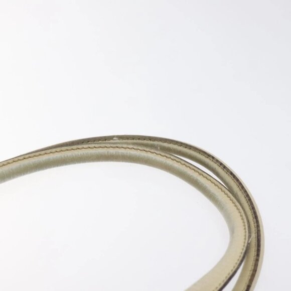 GUCCI GG Supreme Hand Bag PVC Beige Gold 116 02 080 Auth BA2772 - Picture 9 of 16